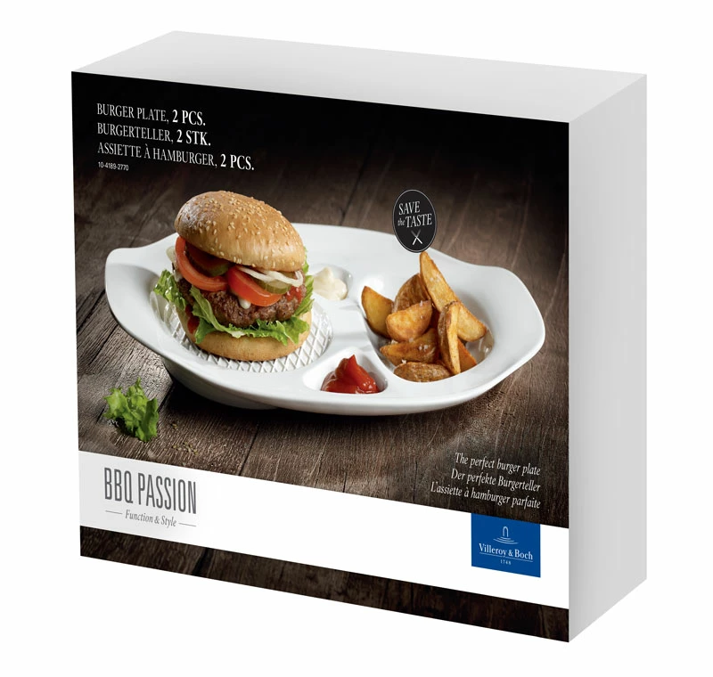Bester Verkauf ❤️ Villeroy & Boch Villeroy & Boch BBQ Passion Burgerteller 2er Set 36x25,5x4 Cm 👏 4 Bester Verkauf ❤️ Villeroy & Boch Villeroy & Boch BBQ Passion Burgerteller 2er Set 36x25,5x4 Cm 👏 – Bild 2