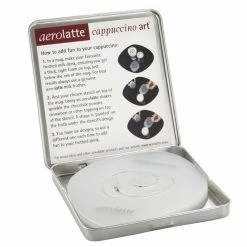 Brandneu 👍 Cilio Aerolatte Schablonen Cappuccino Art Set A 6 Stk. 🌟