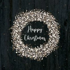 Auslauf ✨ Paperproducts Design Servietten 33x33 Cm White Wreath 🤩