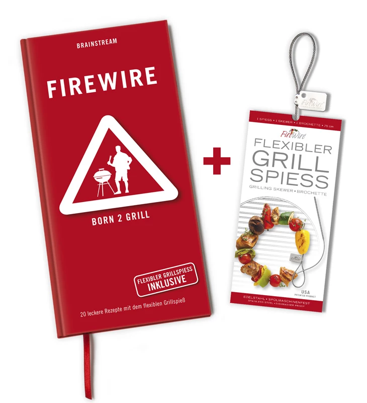 Rabatt 💯 Brainstream FireWire Kochbuch Born 2 Grill 🤩 3 Rabatt 💯 Brainstream FireWire Kochbuch Born 2 Grill 🤩