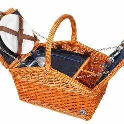 Schlussverkauf ✔️ Cilio Picknick-Korb Salerno Rotbraun 🥰