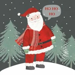 Am billigsten 😀 Paperproducts Design Servietten 33x33 Cm Santa In Grey 🤩