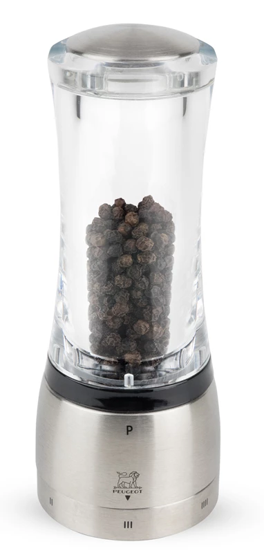 Bester Verkauf 🎉 Peugeot Daman Pfeffermühle 16 Cm Edelstahl Acryl 🔥 3 Bester Verkauf 🎉 Peugeot Daman Pfeffermühle 16 Cm Edelstahl Acryl 🔥